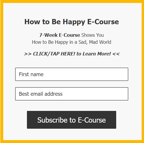 How to Be Happy E-Course BANNER