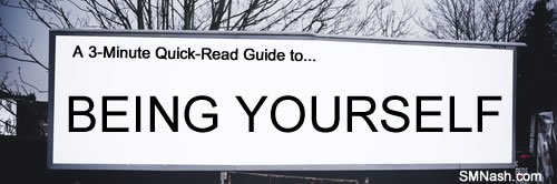 Find out more?... Being Yourself image