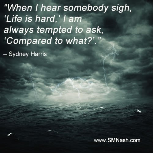 Read a summary of this post? inspirational life quote by Sydney Harris over story sea image
