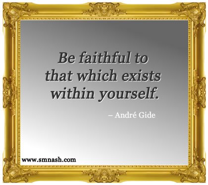 Download my free One Page Self Esteem Guide here (no email required) Quote by Andre Gide | Self Esteem Quotes