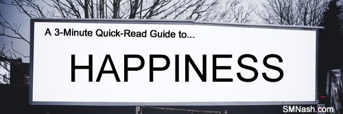 Happiness on billboard image