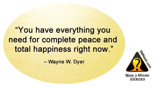 Inspirational quote about feeling fulfilled